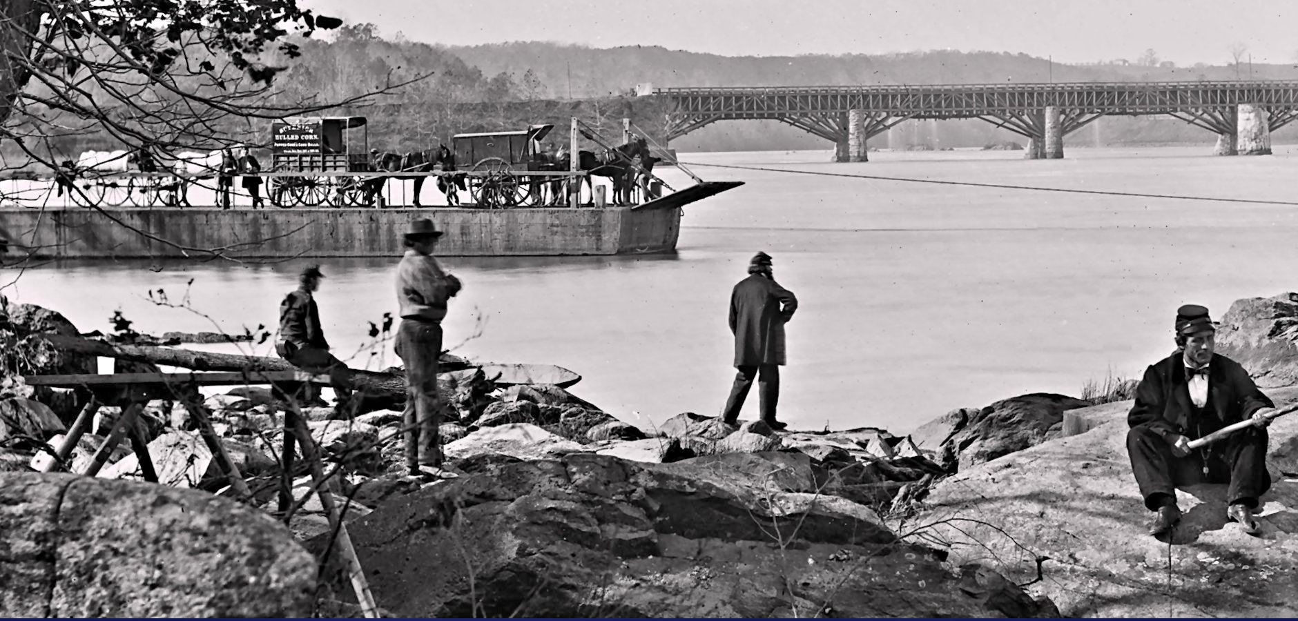 Ferry Across the Potomac River, Civil War